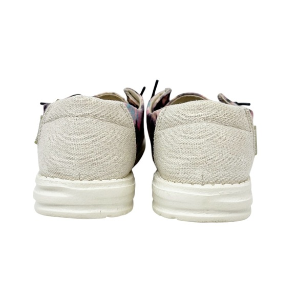 Hey Dude Wendy Tie Dye Pink White Slip On Comfort Casual Shoes Loafers - Picture 7 of 9